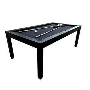 Mesa de Billar de 7 Pies, Mesa de Snooker Moderna, con Cojín de MDF y Bolsillos de Cuero, para Sala de Juegos o Oficina - Product Image 4