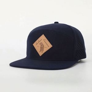 หมวกแก๊ปปักโลโก้สั่งทำขายส่ง 6 แผง คุณภาพสูง โพลีเอสเตอร์ ปีกแบน เจาะรูด้วยเลเซอร์ แฟชั่นกีฬา ปรับขนาดได้ เหมาะสำหรับกิจกรรมกลางแจ้ง ปั่นจักรยาน - Product Image 1