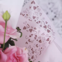 Kertas Pembungkus Hari Valentine Kertas Pembungkus Bunga Perlengkapan Toko Bunga Kertas Pembungkus Buket