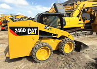 Gebrauchter Caterpillar 246D Mini-Kompaktlader mit Japan-Motor 92kW/125PS Modell 2023 3 Tonnen Tragfähigkeit