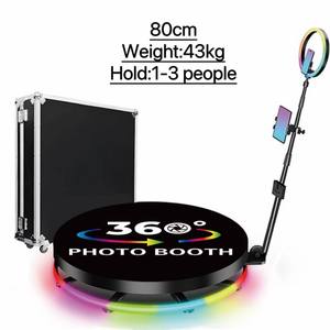 Machine de photomaton professionnelle à 360 degrés et photomaton portable pour les fêtes d'anniversaire avec montage facile - Product Image 4