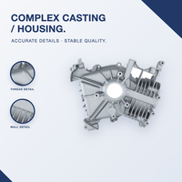 Pièces moulées sous pression en aluminium sur mesure, usine OEM, carter moteur, couvercle de moteur, ADC12 H13, moulage par projection de granulés