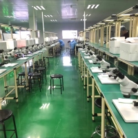 Microscope stéréoscopique zoom EOC 7x-45x, 100 mm WD, IP53, OEM pour soudure de circuits imprimés, semi-conducteurs, bijoux, inspection de modules optiques