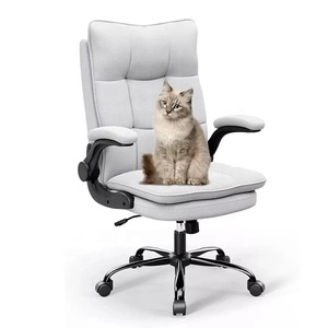 Poltrona da Gaming Ergonomica con Massaggio, Vibrazione e Riscaldamento, Sedia da Ufficio per Camera da <span class=keywords><strong>Letto</strong></span> con Tema Gatto - Product Image 1