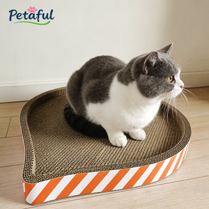 Arranhador para Gatos Estilo Coração Clássico Moderno, Melhor Vendedor, Cartão Reciclado, Não Tóxico, Ecológico, Tamanho Personalizável OEM/ODM - Product Image 5