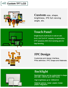 Polcd TFT 2.4 inch LCD <span class=keywords><strong>module</strong></span> 240x320 RGB màu cảm ứng điện dung màn hình 260nits SPI giao diện 2.4 TFT hiển thị - Product Image 2