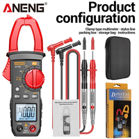 ANENG ST181 Digital Clamp Meter DC/AC Current 4000 Counts Multimeter Presisi Tinggi