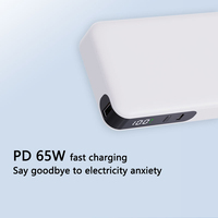 PD 65W Schnellladung 20000mAh Powerbanks Hohe Kapazität Individuelles LOGO KC PSE CCC Zertifizierte Powerbank