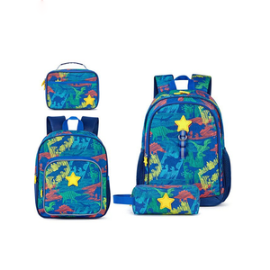 <span class=keywords><strong>Zaino</strong></span> mimetico con dinosauro per bambini, carino zainetto con pacco pranzo e astuccio per matite - Product Image 1
