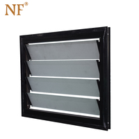Foshan NF de seguridad de persiana de aluminio ventanas de vidrio