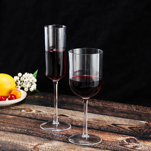 Acrilico personalizzabile per il calice di vetro Champagne classico squisito trasparente Anti-goccia di vetro Cocktail di vetro per il partito fabbricato - Product Image 4