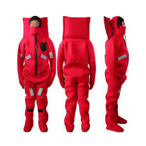 Imba Code <span class=keywords><strong>SOLAS</strong></span> MED بدلات غمر معزولة من نوع Neoprene II لإنقاذ الحياة - Product Image 5