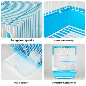 Petite <span class=keywords><strong>cage</strong></span> à oiseaux extérieure, fournitures pour <span class=keywords><strong>cage</strong></span> à perroquets, jouets, <span class=keywords><strong>cage</strong></span> à oiseaux d'élevage, <span class=keywords><strong>cage</strong></span> à oiseaux de paysage de villa - Product Image 4