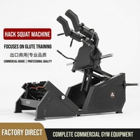 Machine à Squat Hack Commercial à Charge de Plaques en Acier pour l'Entraînement de Force