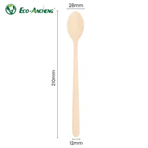 环保生物降解冰淇淋竹勺一次性优质竹勺