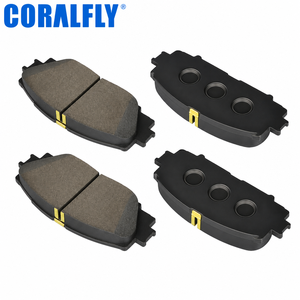 ผ้าเบรกดิสก์ D1184 04465-52260 04465-52180 FDB1829 04465-YZZE3 สำหรับรถยนต์โตโยต้า พรีอุส ยาริส - Product Image 1