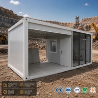 Module préfabriqué de 20 mètres carrés Construction en acier Conteneur pour extérieur Maison duplex Liban Sandwich préfabriqué