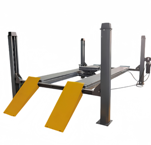 Lève-voiture hydraulique à 4 poteaux, conception à double vérin pour stationnement, système de stationnement à quatre poteaux - Product Image 4