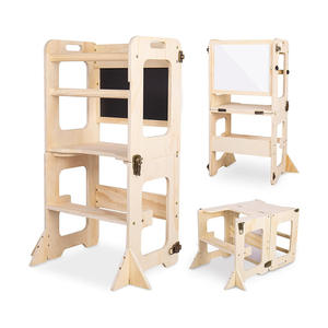 OEM ODM Lernturm enfant en bois <span class=keywords><strong>pliable</strong></span> cuisine aide <span class=keywords><strong>pliable</strong></span> étape outil enfant en bas âge Montessori <span class=keywords><strong>tour</strong></span> <span class=keywords><strong>d</strong></span>'apprentissage pour tout-petit - Product Image 5