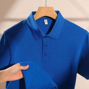 Chemises pour hommes en coton, polyester, élasthanne et lyocell, logo brodé personnalisé, polos de golf unisexes pour entreprise - Product Image 4