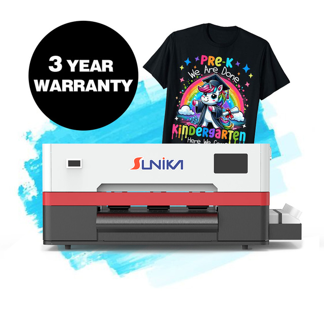 Sunika A3 DTF Printer Cost-Effective 30cm T-Shirt Printing Machine with PET Film Support New Condition Pigment Ink Type