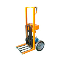 Chariot élévateur hydraulique tout électrique Tiger Lift pour le chargement et le déchargement, chariot portable de petite taille pour le transport de marchandises, chariot élévateur à fourche pour la manutention