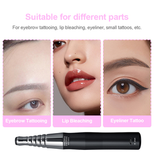 Professional Electric PMU Tattoo <b>Machine</b> Stainless Steel Low Noise Permanent Makeup Pen for Eyebrow Lip Beauty Studio Use - Product Image 4