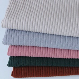 T/R ผ้ายืดผ้าถักสำหรับเสื้อผ้าเข็มแน่นดีผ้ายาง4X4ธรรมดา300กรัม - Product Image 2