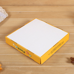 7/9/12/14 Zoll Pizzas ch achtel Biologisch abbaubare Wellpappe schachtel zum Mitnehmen Rechteckige Pizzas ch achtel - Product Image 6