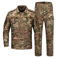 Nouvel ensemble uniforme tactique pour homme, imperméable, respirant, en coton, camouflage, résistant à l'usure et à la saleté, idéal pour la randonnée en extérieur - Vente chaude