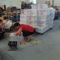 Panier de contention pour chien et chat, boîte de transfert, cage de contention en fil métallique TNR, contrôle des injections, cage de contention pour chat