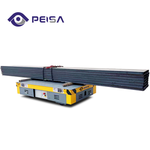 Carrello di Trasferimento Batterie per Carichi Pesanti per la Movimentazione di Bobine e Lastre d'Acciaio, Carrello Semovente con Capacità di Carico Personalizzabile - Product Image 3
