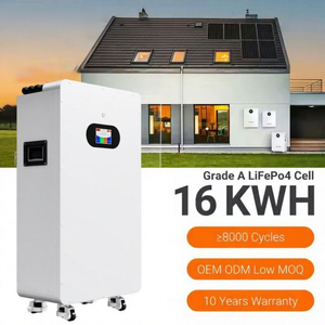 Batterie au lithium LiFePO4 48V avec protection BMS, capacités 5KWh, 10KWh, 15KWh, 20KWh, 100Ah, 200Ah, 300Ah, 400Ah pour stockage d'énergie solaire domestique - Product Image 1