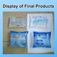 Sachet en plastique pour eau 500 ml, emballage en rouleau pour sachets d'eau en plastique