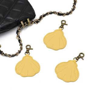 <b>Cute</b> Yellow Shell Keychain Seashell Beach Keychain Bag Charms Seashell Charms <b>Keyring</b> Bag Decors - Product Image 2