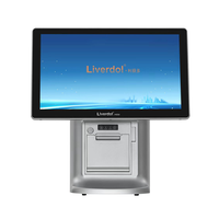 Terminal de point de vente Windows 2-en-1 puissant de 15,6 pouces, Intel I7, écran tactile capacitif 10 points, Wi-Fi 6, Bluetooth 5.2, qualité commerciale