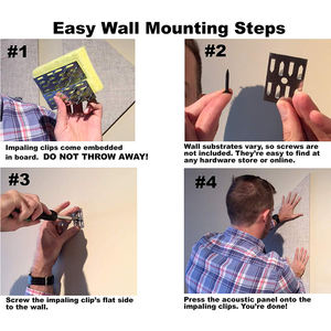 Panel acústico de tela de fibra de vidrio para teatro con marco de aluminio decorativo de absorción de sonido Interior de alta densidad - Product Image 4