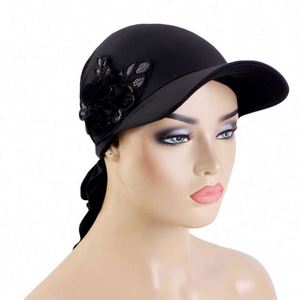 Wholesale Beauty Design Muslim Women Headscarf <b>Accessories</b> Solid Colors Hijab Headwraps Polyester Spandex All Seasons Custom - Product Image 2