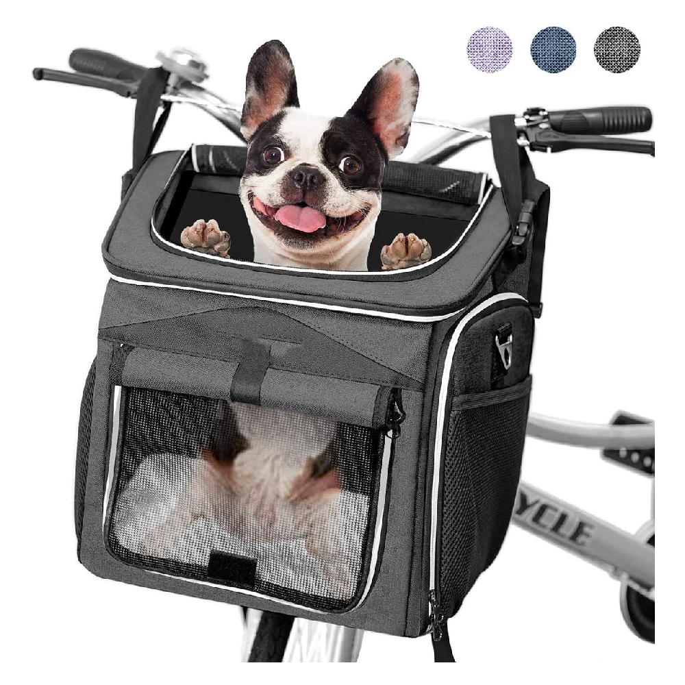 Mountain Bike Basket Ownpets Dog Bike Basket Foldable Pet Carrier