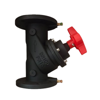 Válvula de Equilibrio Digital SP45F 16Q con Brida de Hierro Dúctil, Válvula de Equilibrio Estático PN16 para Sistemas de Calefacción HVAC