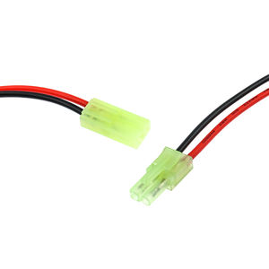 Mini-câble de connexion EL4.5 mâle et femelle, bornes enfichables, espacement 4,5 mm, 2P, vert, pour batterie et capteur - Product Image 2