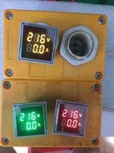 Led kỹ thuật số điện áp hiện tại Hertz vuông chỉ số Bảng điều chỉnh Meter lỗ 22 mét với 0-100act Vôn kế Ampe kế tần số - Product Image 4