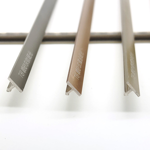 Bande métallique décorative de type T pour <span class=keywords><strong>les</strong></span> joints de dilatation de sol - Product Image 1