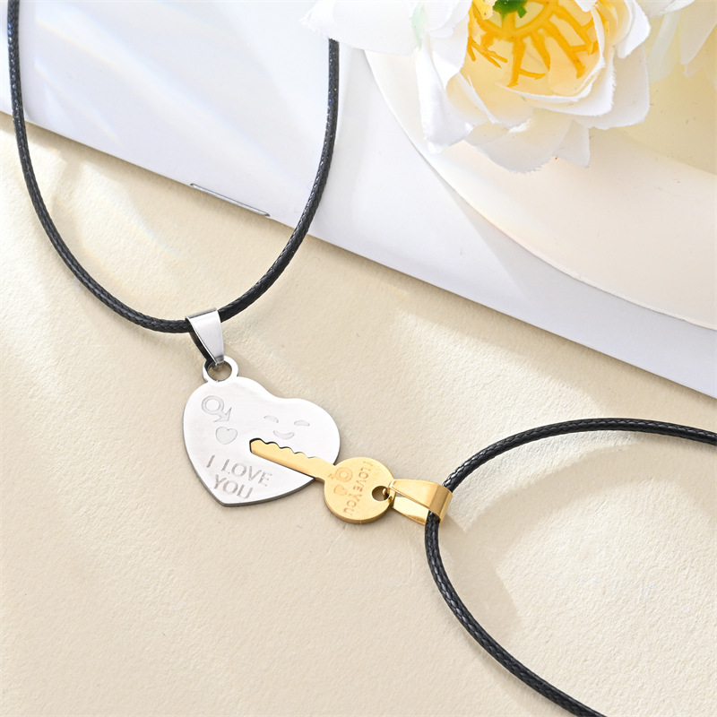 SKU08-I Love You (plata y oro)