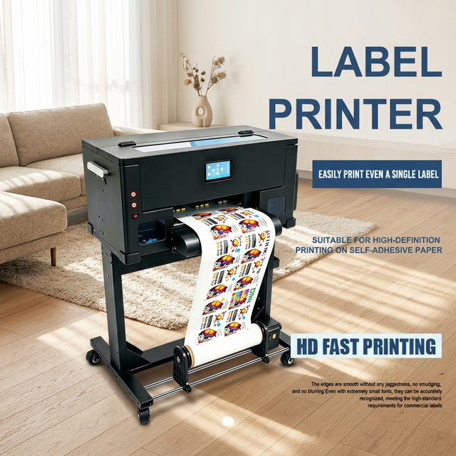 Factory Price A3 Inkjet Pigment Ink Sticker XP600 Automatic Multicolor Roll to Roll Label Printing Machine XP600 Label Printer