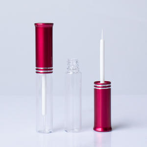 Botella de Pegamento para <span class=keywords><strong>Pestañas</strong></span> Personalizada de 5 ml, Tubo Vacío para Solución de Crecimiento de <span class=keywords><strong>Pestañas</strong></span> con Tapa Metálica Plateada de Aluminio, Tubo Transparente - Product Image 1