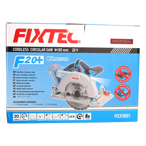 Sierra Circular Inalámbrica FIXTEC de 185 mm, sin Escobillas, 20 V, para Cortar Madera, FCCS185X1 - Product Image 6