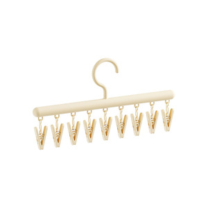 Clothing Organizer With Hat Clips Multi Functional Underwear Sock Drying <b>Rack</b> Hook Type Rectangle Shape - Product Image 3