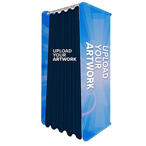 Personalizzato stampa fiera vendita al dettaglio negozio di abbigliamento negozio spogliatoio spogliatoio portatile - Product Image 4