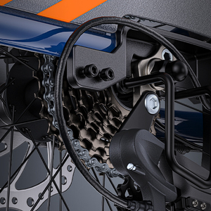 Vélo cargo électrique EU/UK à longue portée, moteur central 250W, vélo électrique familial 20 pouces pour livraison de courses et transport urbain intensif - Product Image 3